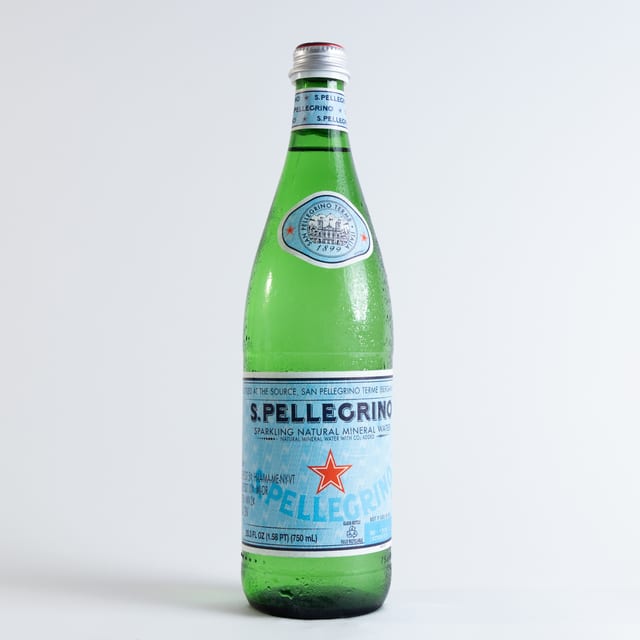 San Pellegrino Water.