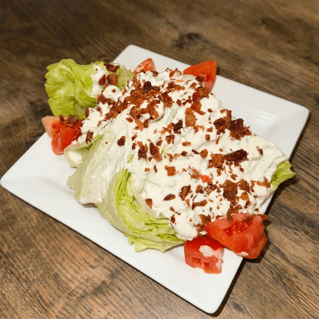 Full Iceberg Wedge Salad.