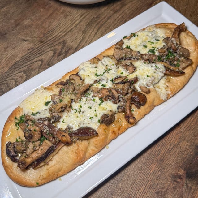 Wild Mushroom Truffle Flatbread.