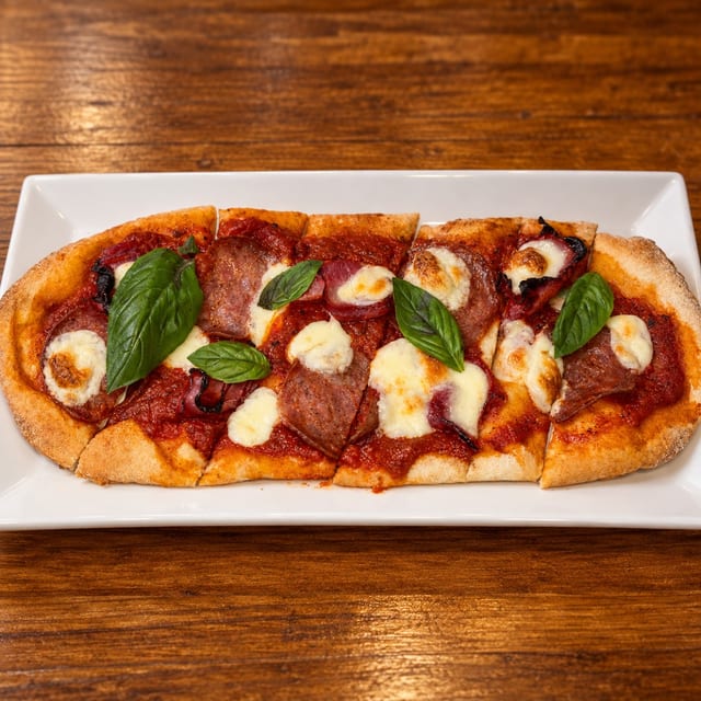 Italian Meat Flatbread.