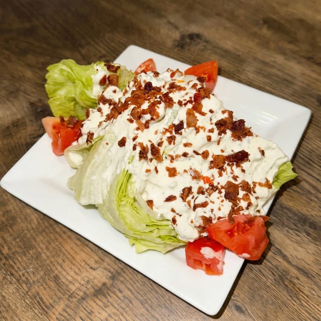 Half Iceberg Wedge Salad.