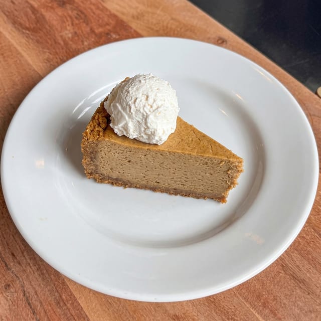 Seasonal Cheesecake.